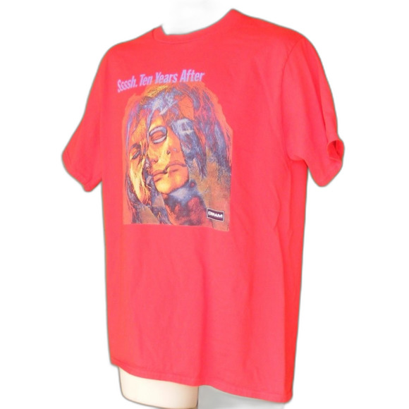TEN YEARS AFTER Ssssh Tee, L, Red, Gildan, Short sleeve, 1 Side, Alvin Lee - Picture 4 of 7